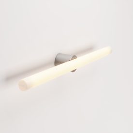   Metal lamp for wall or ceiling mounting, with linear LED S14d bulb