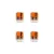 WAGO connector set, compatible with 2x cables, for 1-hole mini ceiling rosette with switch