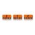WAGO connection kit compatible with 3x cables for 3-hole ceiling rose