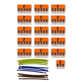   WAGO connector set, compatible with 3x cables, for 15-hole ceiling rosettes