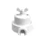 Switch/deflector set with butterfly nut and base for Creative-Tubes white porcelain
