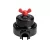 Switch/diverter set with butterfly nut and base for Creative-Tubes, black porcelain