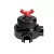 Switch/diverter set with butterfly nut and base for Creative-Tubes, black porcelain