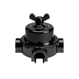   Switch/diverter set with butterfly nut and base for Creative-Tubes, black porcelain