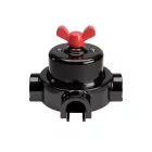 Switch/diverter set with butterfly nut and base for Creative-Tubes, black porcelain