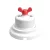 Switch/diverter set with white porcelain butterfly nut and base