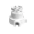 Switch/deflector set with button and base for Creative-Tubes white porcelain