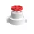 Switch/deflector set with button and base for Creative-Tubes white porcelain