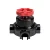 Switch/deflector set with button and base for Creative-Tubes, black porcelain