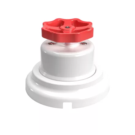 Switch/diverter set with white porcelain knob and base