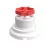 Switch/diverter set with white porcelain knob and base