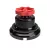 Switch/diverter set with black porcelain knob and base