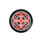 Switch/diverter set with black porcelain knob and base