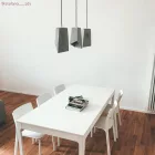 Prisma cement lampshade for hanging, with cable clamp and E27 socket