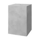 Checkered cement lampshade for hanging, with cable clamp and E27 lamp socket
