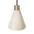 Wooden conical lampshade