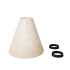 Wooden conical lampshade