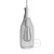 Bottle-shaped metal lampshade with bare bulb cover Magnum