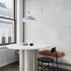 Marine lampshade made of enamelled metal, with E27 socket, 38 cm diameter