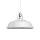 Marine lampshade made of enamelled metal, with E27 socket, 38 cm diameter