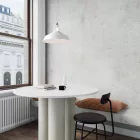 Marine lampshade made of enamelled metal, with E27 socket, 38 cm diameter