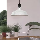 Marine lampshade made of enamelled metal, with E27 socket, 38 cm diameter