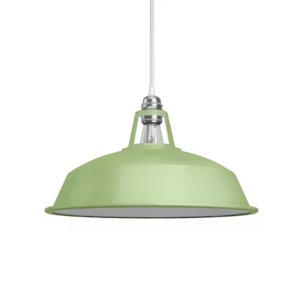 Marine lampshade made of enamelled metal, with E27 socket, 38 cm diameter