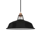 Marine lampshade made of enamelled metal, with E27 socket, 38 cm diameter