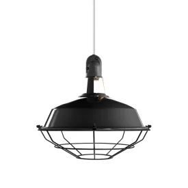 Lampshade Harbour with metal basket