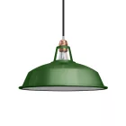 Marine lampshade made of enamelled metal, with E27 socket, 38 cm diameter