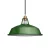 Marine lampshade made of enamelled metal, with E27 socket, 38 cm diameter