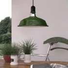 Marine lampshade made of enamelled metal, with E27 socket, 38 cm diameter