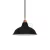 Bistrot lampshade in polished metal, with E27 socket, 30 cm diameter