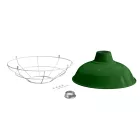 Lampshade with metal basket