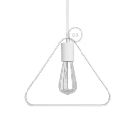   Metal Duedì Apex lampshade with metal lamp holder cover and E27 lamp holder