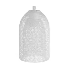 Bare bulb cage metal lampshade Ghostbell with E27 bulb socket