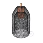 Bare bulb cage metal lampshade Ghostbell with E27 bulb socket