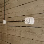 Rolé, wooden wall-mounted cable tie for pendant lamp