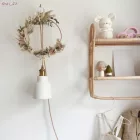 Rolé, wooden wall-mounted cable tie for pendant lamp