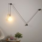 Rolé, wooden wall-mounted cable tie for pendant lamp
