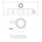 Porcelain junction box and basic set