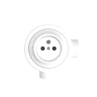 French-style wall mounting kit and porcelain base for Creative-Tubes