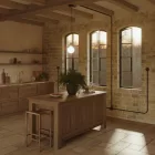 French-style wall mounting kit and porcelain base for Creative-Tubes