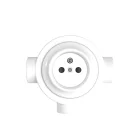 French-style wall mounting kit and porcelain base for Creative-Tubes