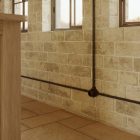 French-style wall mounting kit and porcelain base for Creative-Tubes