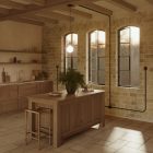 French-style wall mounting kit and porcelain base for Creative-Tubes