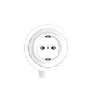Schuko wall socket set and porcelain base for Creative-Tubes products
