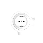 Schuko wall socket set and porcelain base for Creative-Tubes products