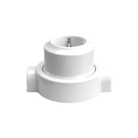   Schuko wall socket set and porcelain base for Creative-Tubes products