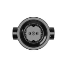 Schuko wall socket set and porcelain base for Creative-Tubes products